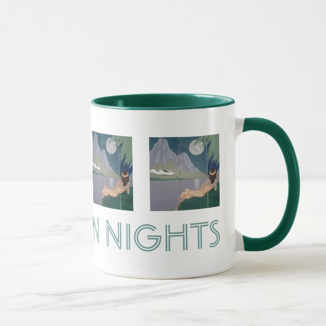 POLYNESISCHE NACHTS-Tasse Tasse (Rechts)