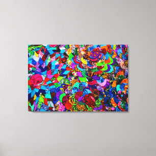 POLYNESISCHE PATTER 24x36 Leinwanddruck