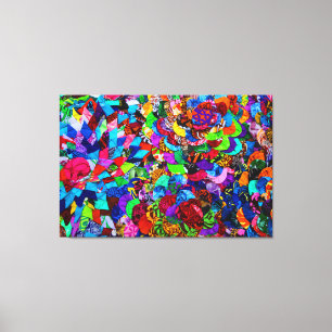 POLYNESISCHE PATTER 32x48 Leinwanddruck