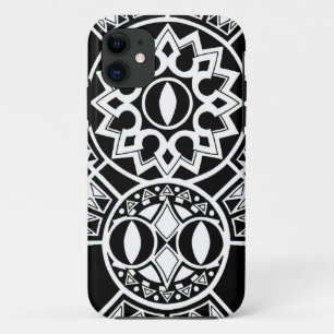 Polynesische Stammes- Sonnetätowierung Case-Mate iPhone Hülle