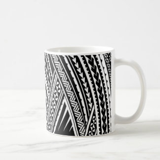 Polynesischer Hawaiianstamm Samoan Kaffee Koko Tas Kaffeetasse