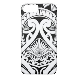 Polynesischer/Maori- Stammes- Tätowierungsentwurf Case-Mate iPhone Hülle