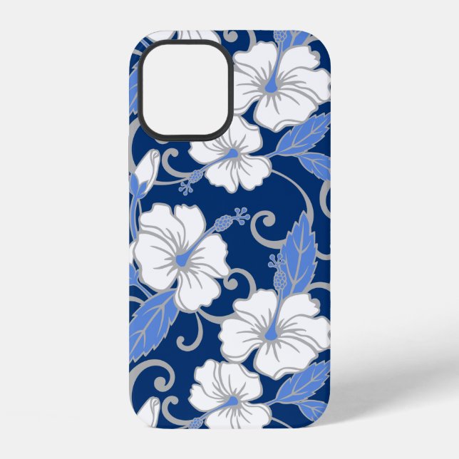 POLYNESISCHER TRAUM (BLAU) iPhone 12 HÜLLE (Rückseite)