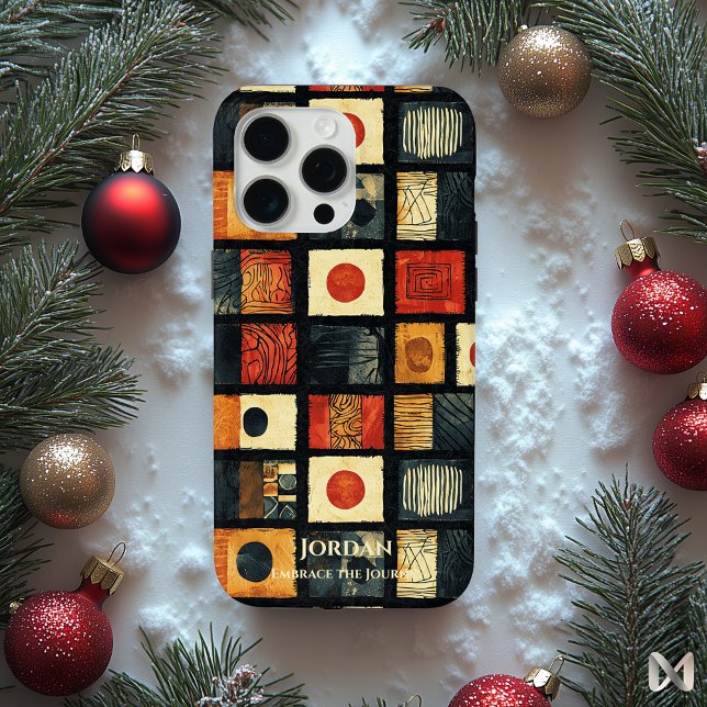 Polynesisches Tapa Elegance - Abstraktes Erbe Case-Mate iPhone Hülle (Von Creator hochgeladen)