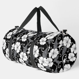 POLYNESISCHES TRAUMPATTER IN SCHWARZ DUFFLE BAG