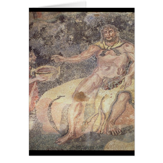 Polyphemus die Zyklope, römisches Mosaik (Vorne)