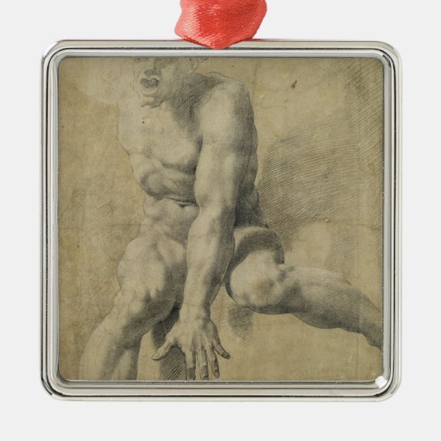 Polyphemus Silbernes Ornament (Vorne)