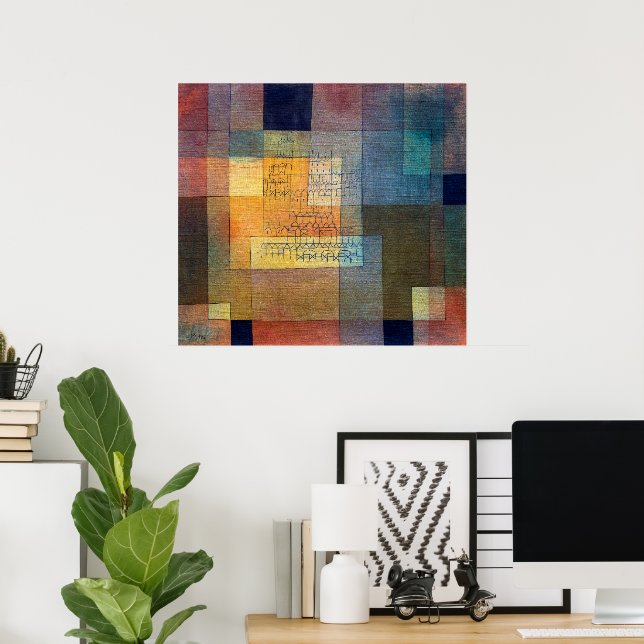 Polyphonische Architektur | Paul Klee | Poster (Heimbüro)