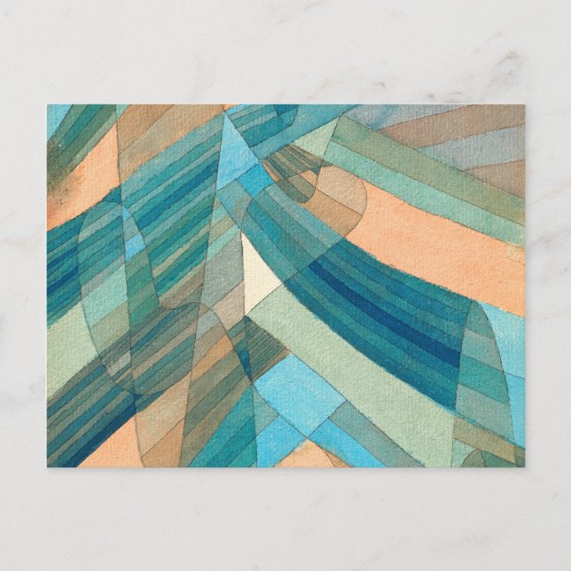 Polyphonische Ströme, 1929 von Paul Klee Postkarte (Vorderseite)