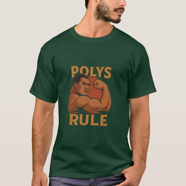 Polys Rule™ LDS Männer, Farben, Stile T-Shirt (Vorderseite)
