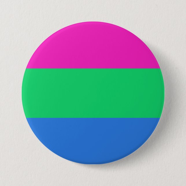 Polysex Pride Flag Button (Vorderseite)