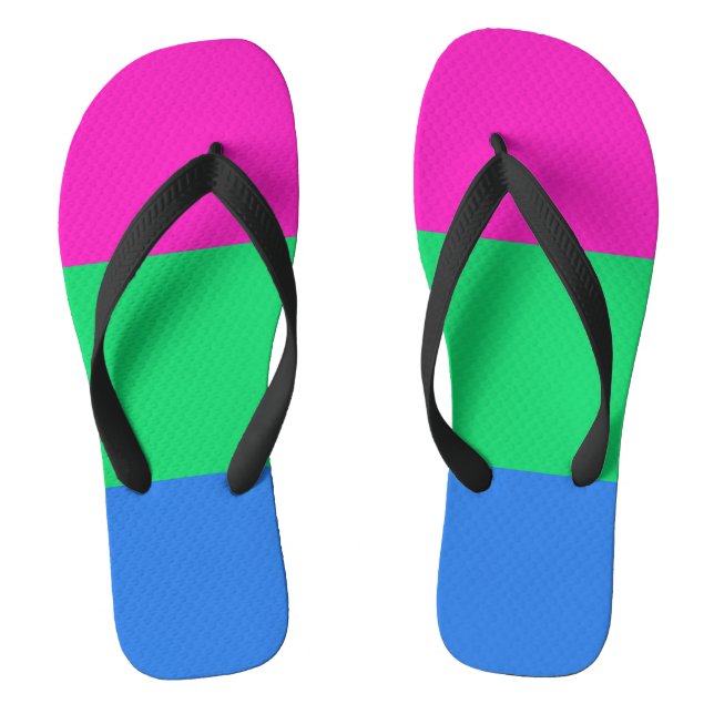 Polysex Pride Flag Flip Flops (Fußbett)