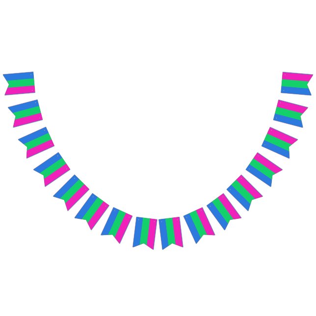 Polysex Pride Flag Wimpelkette (Alle)