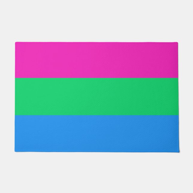 Polysexual Flag Doormat Fußmatte (Vorderseite)
