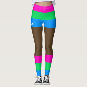 Polysexual Pride Imitate Shorts & Legs Leggings
