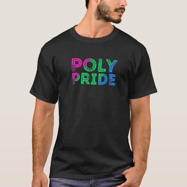 Polysexual Pride T-Shirt (Vorderseite)
