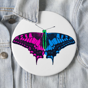 Polysexual Stolperflagge Frack Butterfly Button