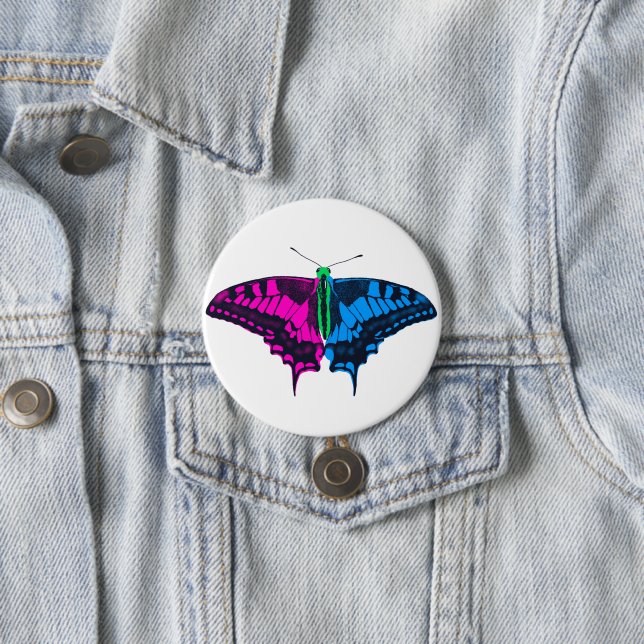 Polysexual Stolperflagge Frack Butterfly Button (Beispiel)