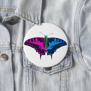 Polysexual Stolperflagge Frack Butterfly Button