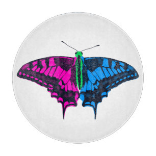Polysexual Stolperflagge Frack Butterfly Schneidebrett