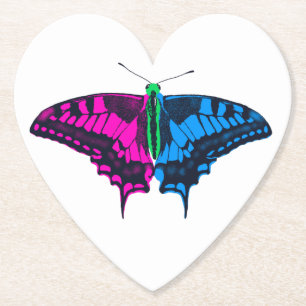 Polysexual Stolperflagge Frack Butterfly Untersetzer