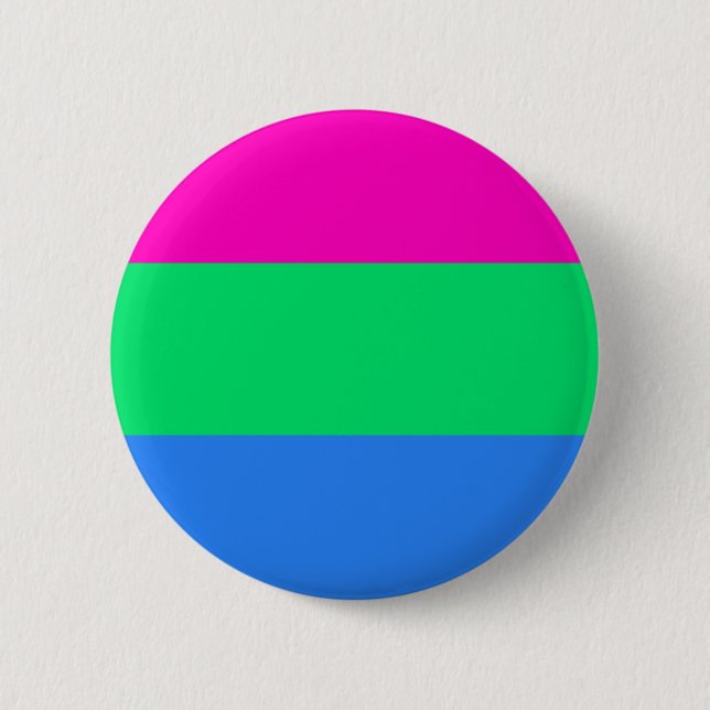 Polysexual Stolzflagge Button (Vorderseite)