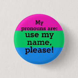Polysexualität Flag mit meinem Namen verwenden, bi Button