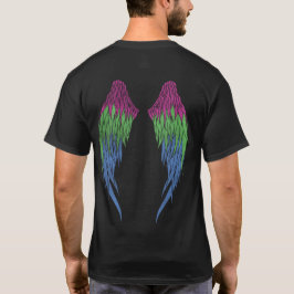 Polysexuelle Flagge - Engel Wings T-Shirt