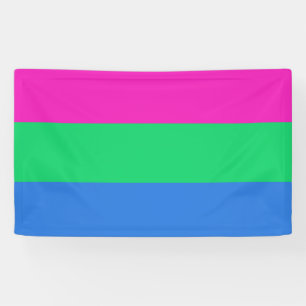 Polysexuelle Pride-Flagge Banner