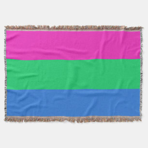 Polysexuelle Pride-Flagge Decke