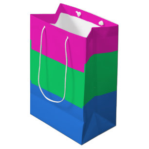 Polysexuelle Pride-Flagge Mittlere Geschenktüte