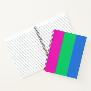 Polysexuelle Pride-Flagge Notizbuch
