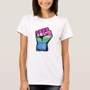 Polysexuelle Protestfaust T-Shirt