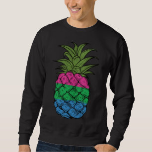 Polysexuelle Stolz Ananas Poly Stolz Ananas Fr Sweatshirt