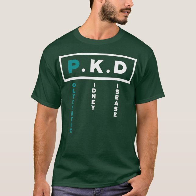 Polyzystische Nierenerkrankung PKD Sensibilisierun T-Shirt (Vorderseite)