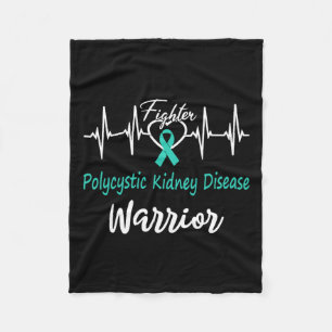 Polyzystische Nierenerkrankung Pkd Warrior Heartbe Fleecedecke