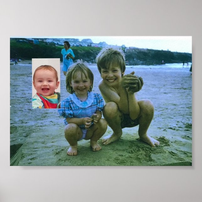 Polzeath Beach Children Poster (Vorne)