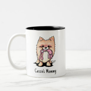 POM MAMA KiniArt Zweifarbige Tasse