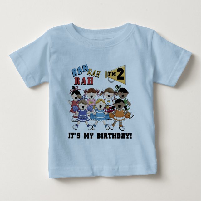 Pom-pom girl 2e Anniversaire Tshirts et cadeaux (Devant)
