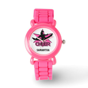 Pom-pom girl parties scintillant poignet montre en