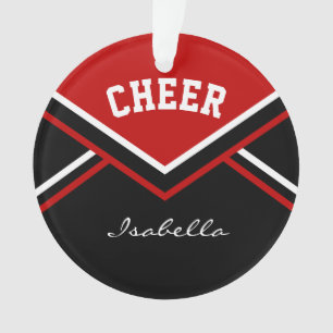 Pom-pom girl rouge foncé 📣 💖 Cheer