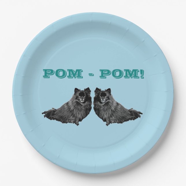 POM - POM PAPPTELLER (Vorderseite)