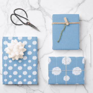 Pom Pom Pom Muster Geschenkpapier Set