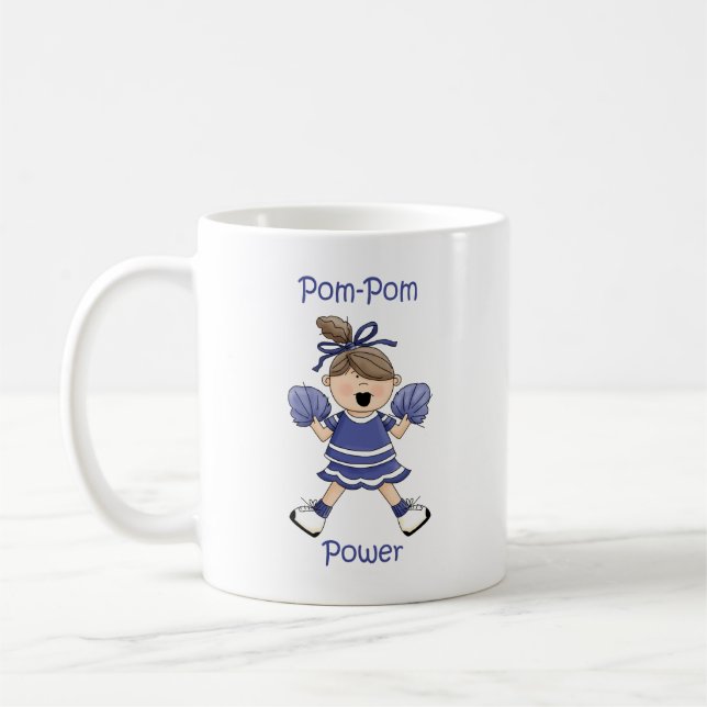 Pom-Pom Power Brunet Kaffeetasse (Links)