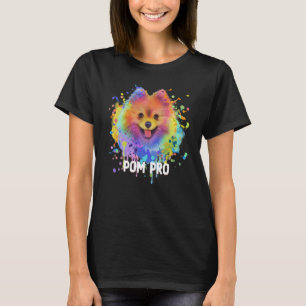 Pom Pro Spitz Spaß Pom Pom Animal Pub Dog 1 T-Shirt