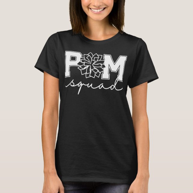 Pom Squad for Dance Cheer Spirit Squad  T-Shirt (Vorderseite)