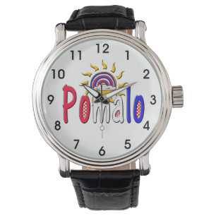 Pomalo - Kroatische Entspannung mit Sonne & Regenb Armbanduhr