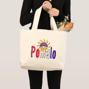 Pomalo - Kroatische Entspannung mit Sonne & Regenb Jumbo Stoffbeutel