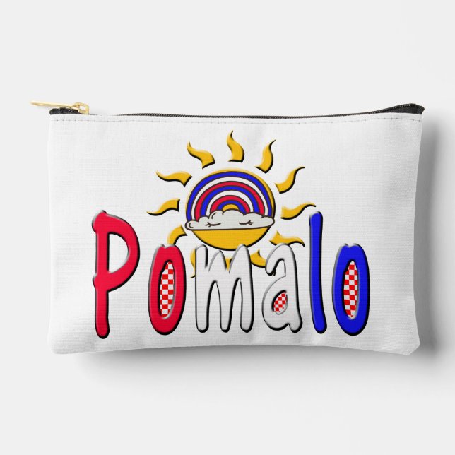 Pomalo - Kroatische Entspannung mit Sonne & Regenb Zubehörtasche (Vorderseite)