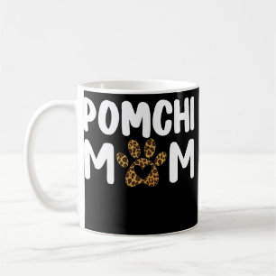 Pomchi Mom Mama Pomchi Lover Owner Leopard Pomchi Kaffeetasse